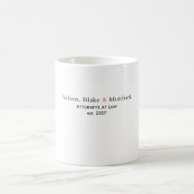 Nelson, Blake & Murdock Mug