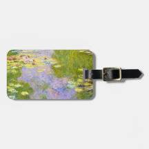 Nénuphars, Claude Monet 1919 Étiquettes Pour Bagages