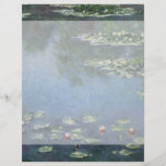 Nénuphars, Monet, fleurs vintages d'impressionisme Tract