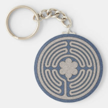 Neo Medieval Labyrinth Keychain