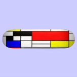 Neo-plasticism Mondrian style 1 skateboards
