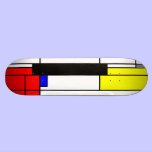 Neo-plasticism Mondrian style 2 skateboards