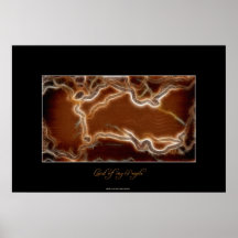 Neo-Primitive Organic Abstract Desert Art Poster