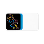 Neon Basketball labels