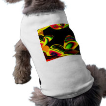 Neon Blätter Hund Shirts