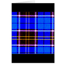 Neon Blue Plaid, Punk's Not Dead Cards