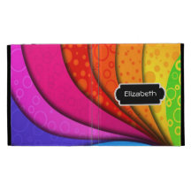 Neon Colour Swirls Pattern iPad Caseable Case