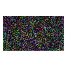 Neon Cubism Business Card