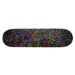 Neon Cubism Skateboard
