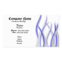 Neon Flames Business Card Templates