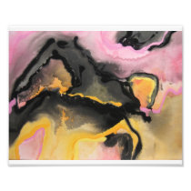 NEON FROG PRINT PHOTO PRINT