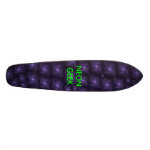 NEON GEEK SKATE BOARD DECK