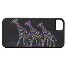 Neon Giraffes IPhone 5 Case