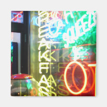 Neon Grafitti Fridge Magnets