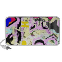 Neon Grafitti Portable Speaker