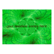 neon green abstraction business card templates