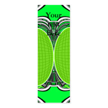 Neon green and grey superfly business card template