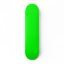 Neon Green Skateboard