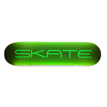 Neon Green Skateboard
