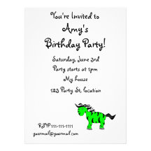 Neon green zebra announcements