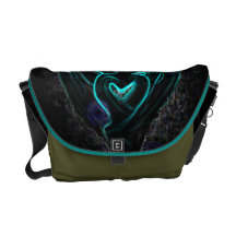Neon Heart Messenger bag