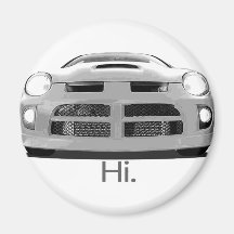 Neon "Hi." Magnet