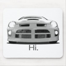 Neon "Hi." Mouse Mats