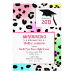 Neon Leopard 2013 Graduation Announcement