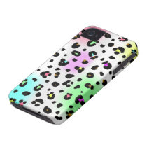 Neon Leopard iPhone 4 Case-Mate Barely There™