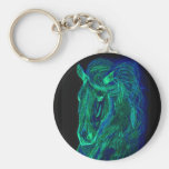 Neon Mane Keychain