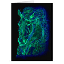 Neon Mane Notecards