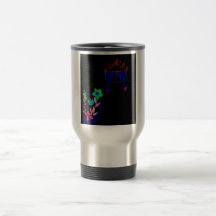 neon night coffee mug