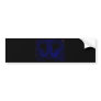 Neon Owl Portrait Bumper Stickers