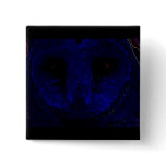 Neon Owl Portrait Pins