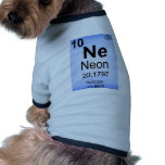 Neon Periodic Table Element Pet Clothes