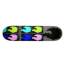 "Neon Print" Deck Skate Boards