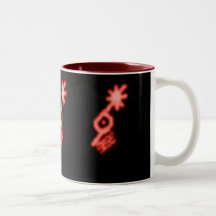 Neon Red Signature Mug