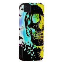 Neon Skull Iphone 4/4s Mate ID Case Case-Mate iPhone 4 Case