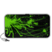 Neon Splatter Paint Speakers