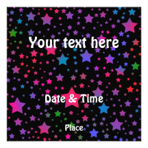Neon Stars Custom Announcements