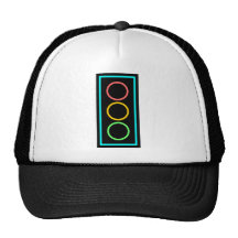 Neon Stoplight Mesh Hat