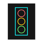 Neon Stoplight Postcards