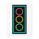 Neon Stoplight Postcards