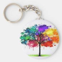 Neon Tree Keychain