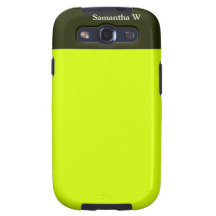 Neon Yellow, High Visibility Galaxy S3 Covers