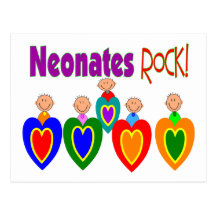 Neontal Nurse Gifts "Neonates ROCK!" Postcards