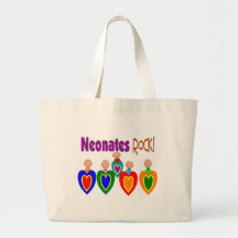 Neontal Nurse Gifts "Neonates ROCK!" Tote Bags