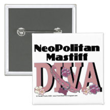 Neopolitan Mastiff DIVA Pins