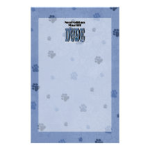 Neopolitan Mastiff DUDE Stationery Paper