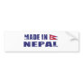 NEPAL BUMPER STICKER